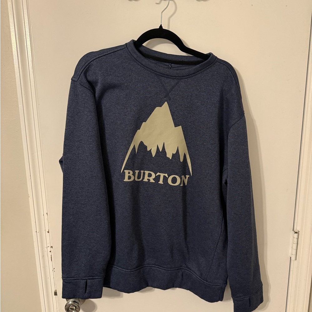 Burton Navy Blue Crewneck Sweatshirt
